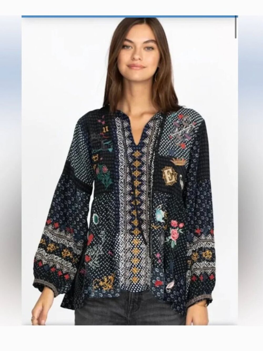 Johnny Was Biya The Wonder Silk Blouse